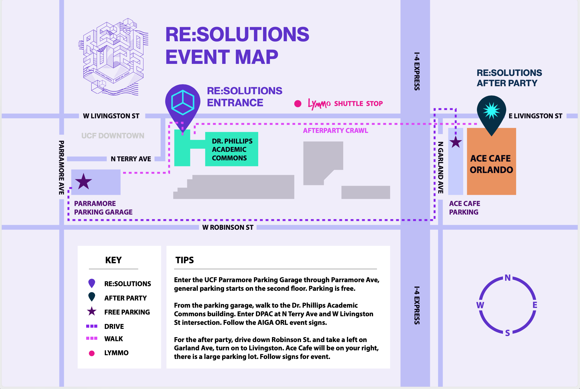 resolution parking map
